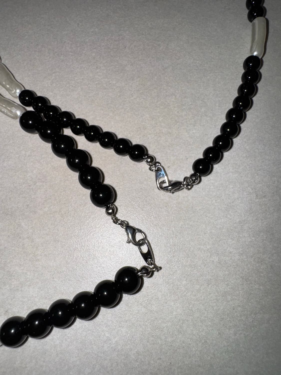 다비즈 블랙 진주 목걸이 상품이미지8