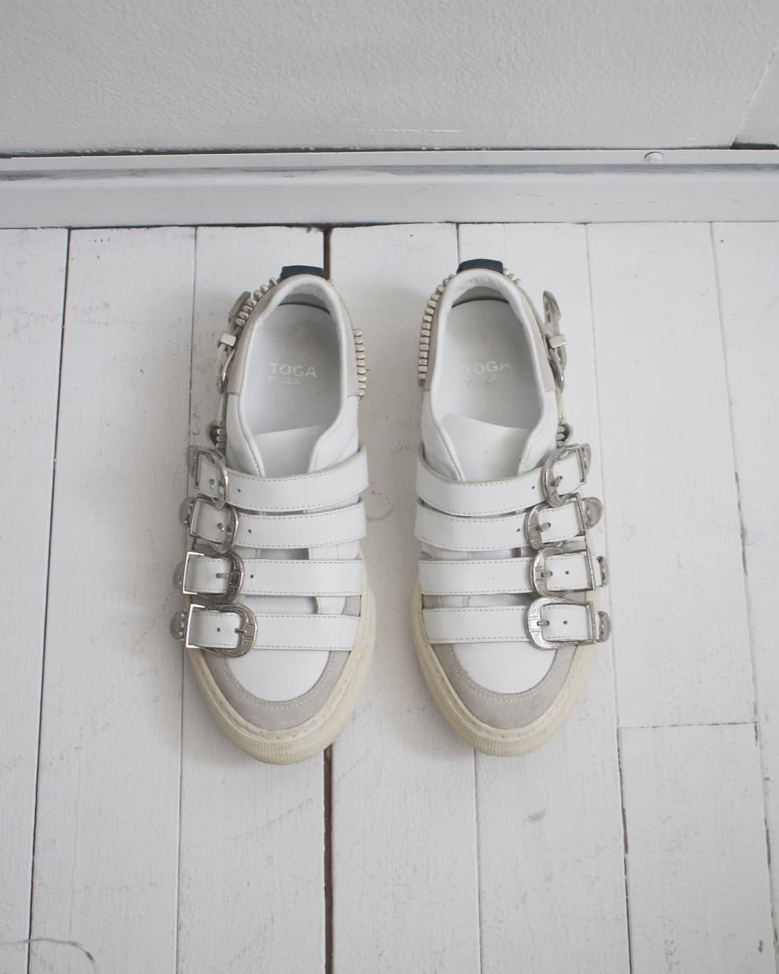 toga western buckle leather sneakers 상품이미지1