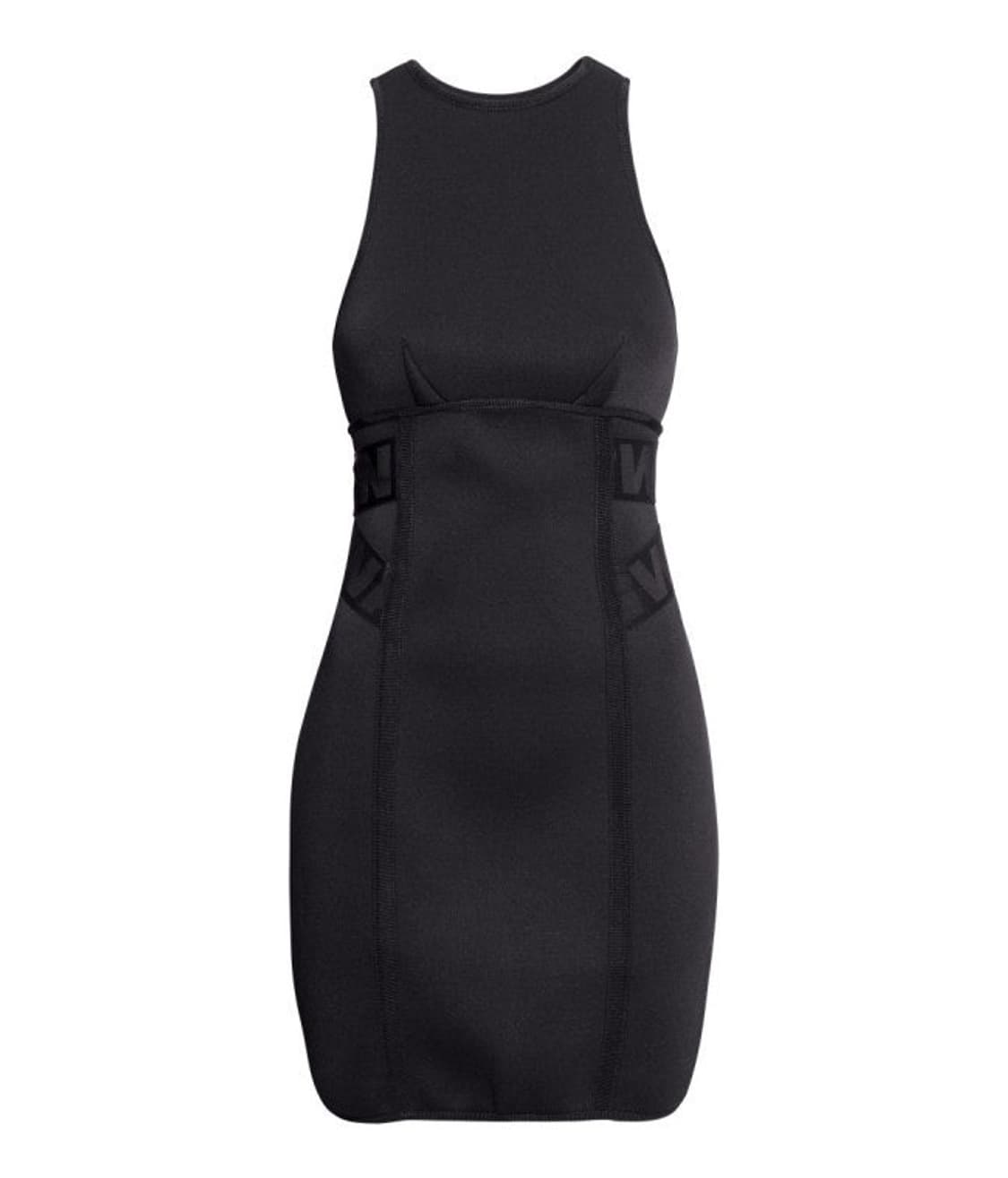 알렉산더왕 H&M 블랙 미니 원피스 / 스쿠버드레스 (새상품) 상품이미지5