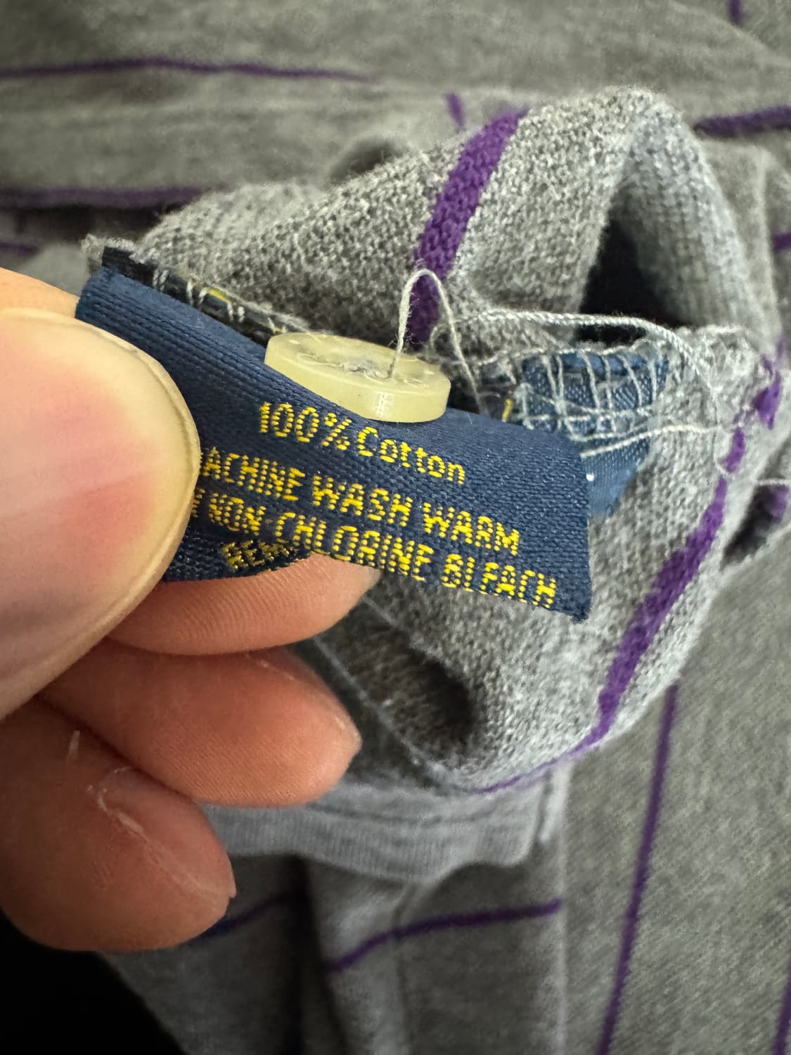 폴로 랄프로렌 커스텀 핏 스트라이프 pk 반팔 카라티 M 상품이미지5