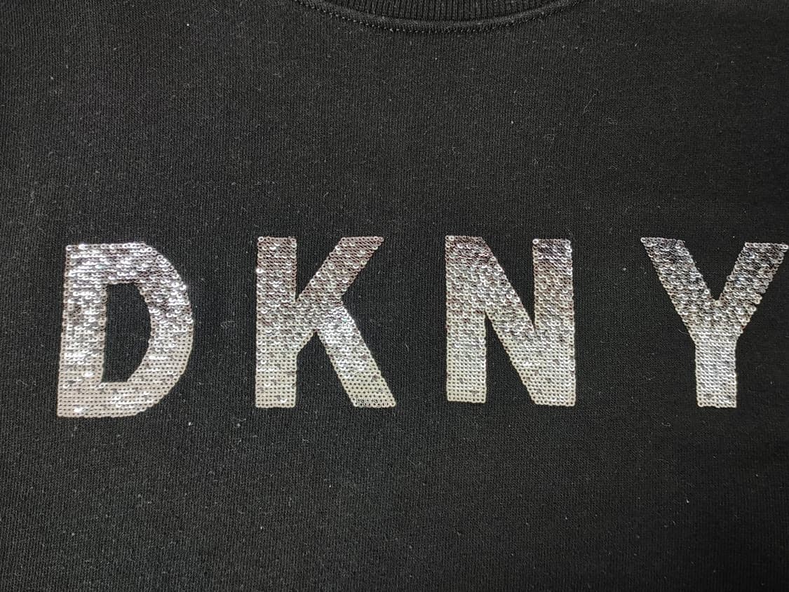 DKNY 디케이엔와이 여성 그라데이션 스팽글장식 맨투맨 상품이미지3