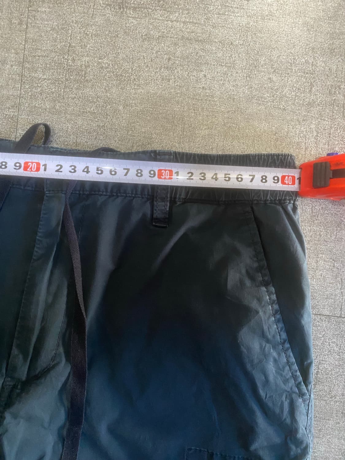 Uniqlo 유니클로 올드스쿨아메카지 혁오풍 버뮤다팬츠반바지 네이비 상품이미지2