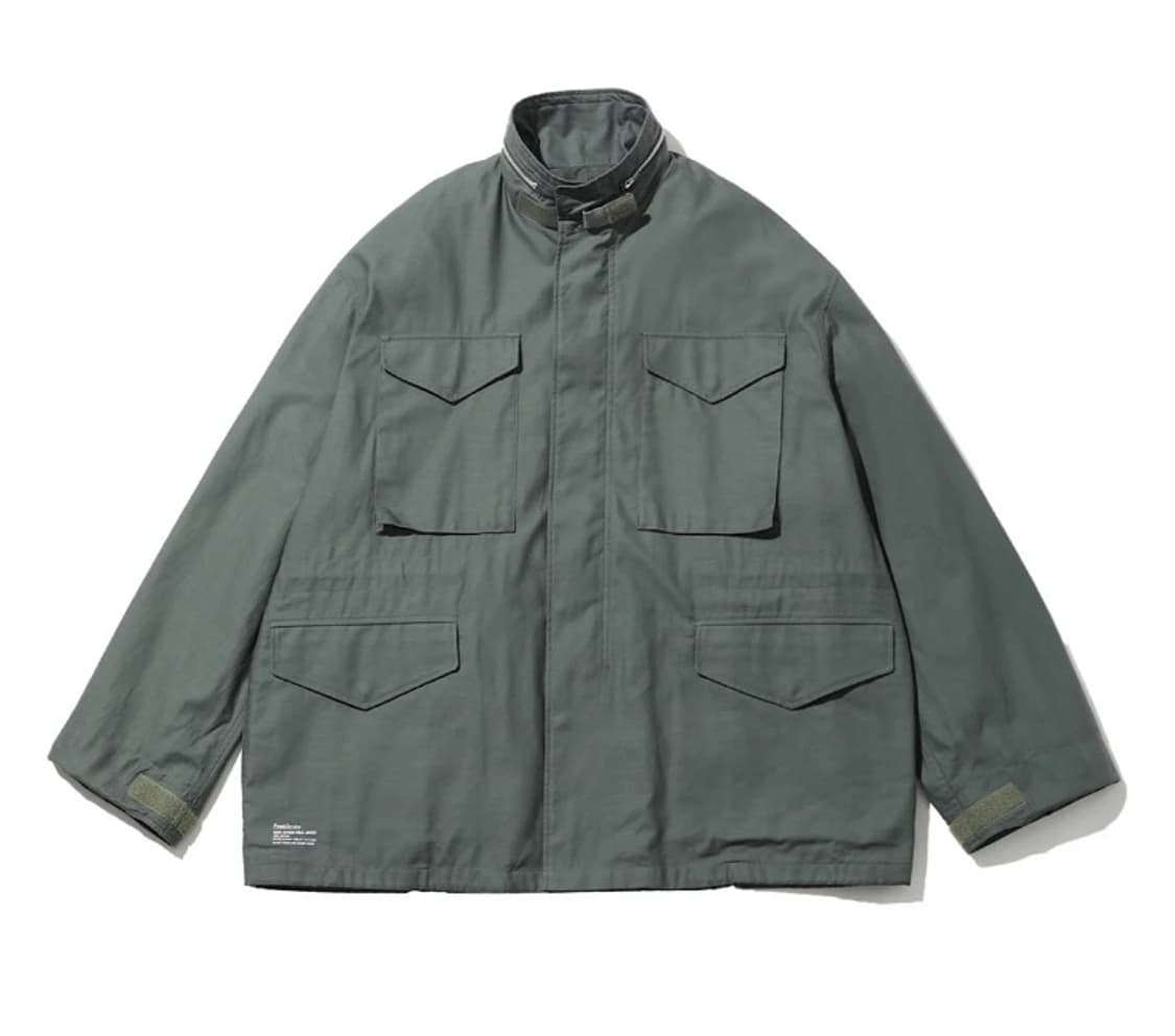 FRESH SERVICE 25ss 백사틴 필드 자켓 올리브 그린 L 상품이미지1