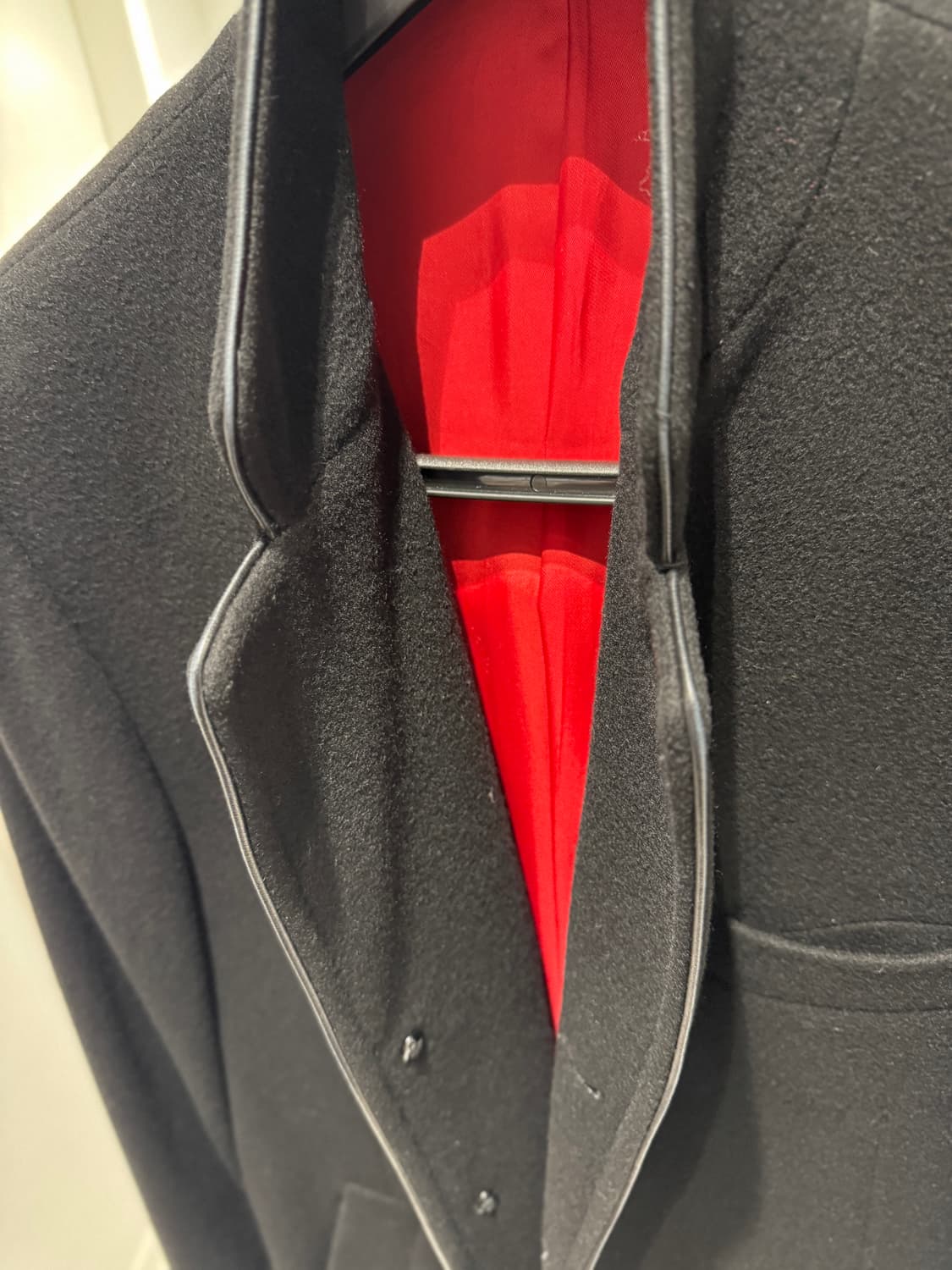 italy Turist 블랙 캐시미어 마피아 코트 상품이미지6