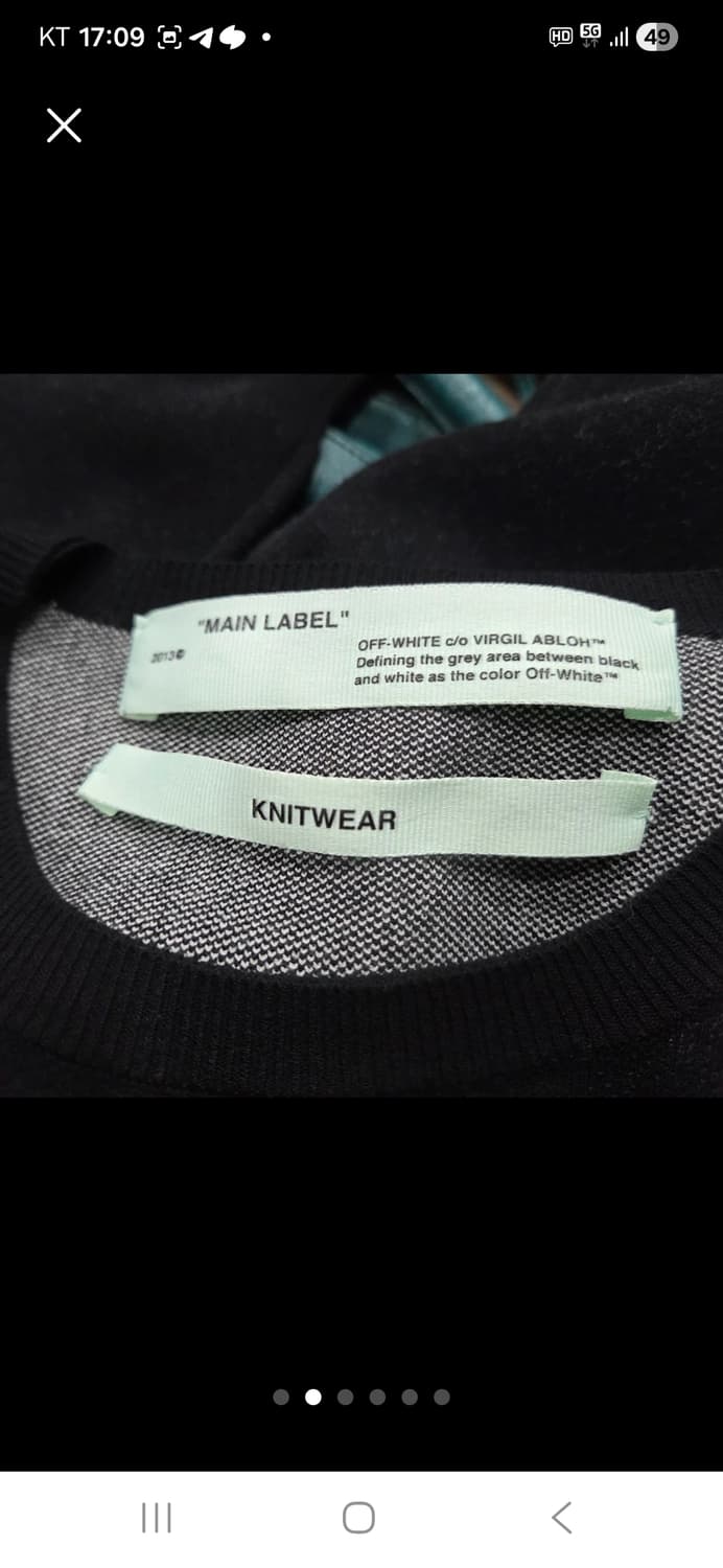 오프화이트 니트 드레스 상품이미지2