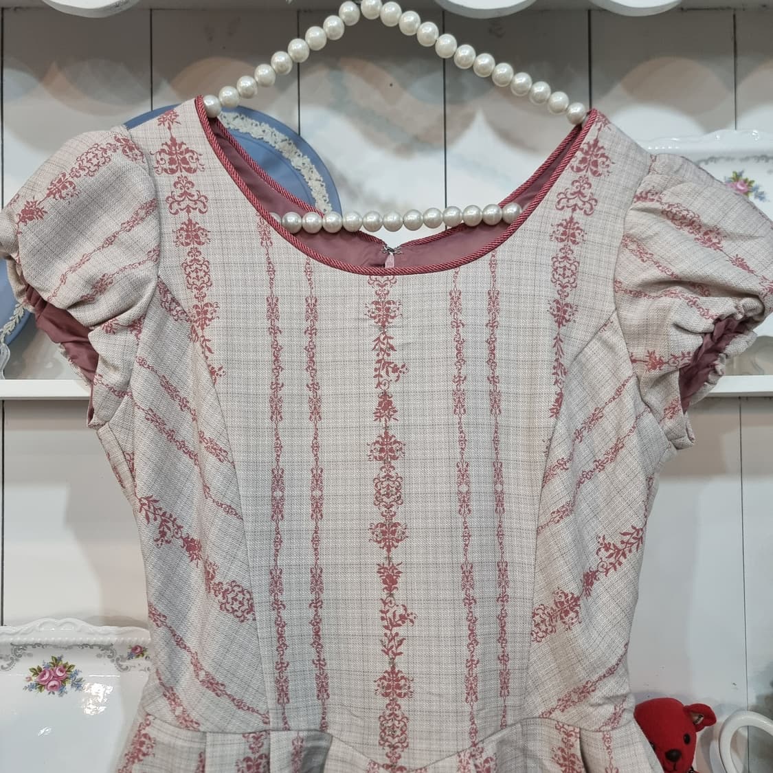 시크릿 허니(Secret Honey) 로맨틱 자카드 원피스 상품이미지4