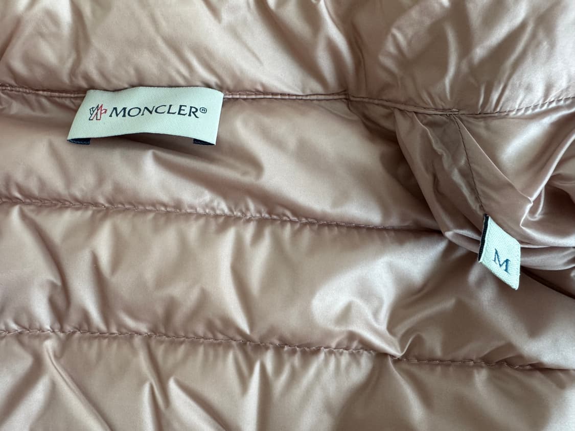 정품 몽클레어 핑크 니트패딩 가디건 상품이미지4