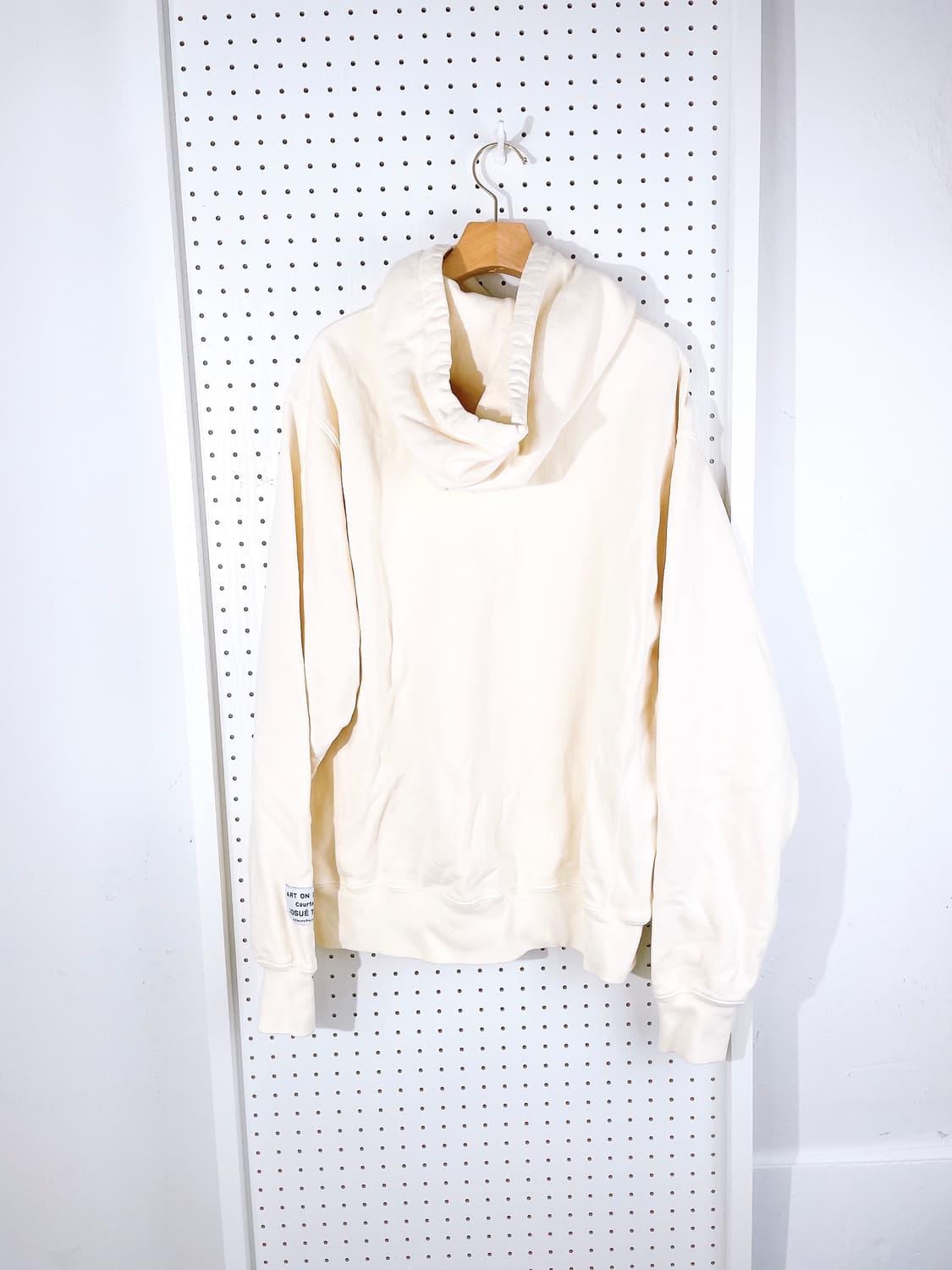 (정품/새상품) 갤러리 디파트먼트 퍽드 업 로고 화이트 후드 상품이미지4