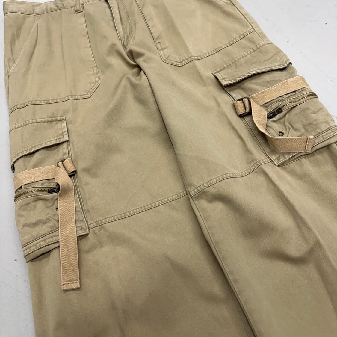 탄창 Y2K 멀티포켓 빈티지 와이드 카고팬츠 상품이미지5