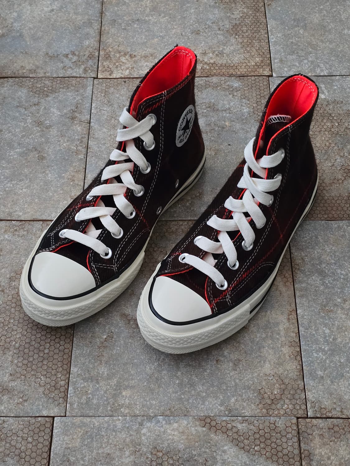 (230)컨버스 척 70 플래드 체크 하이  상품이미지1