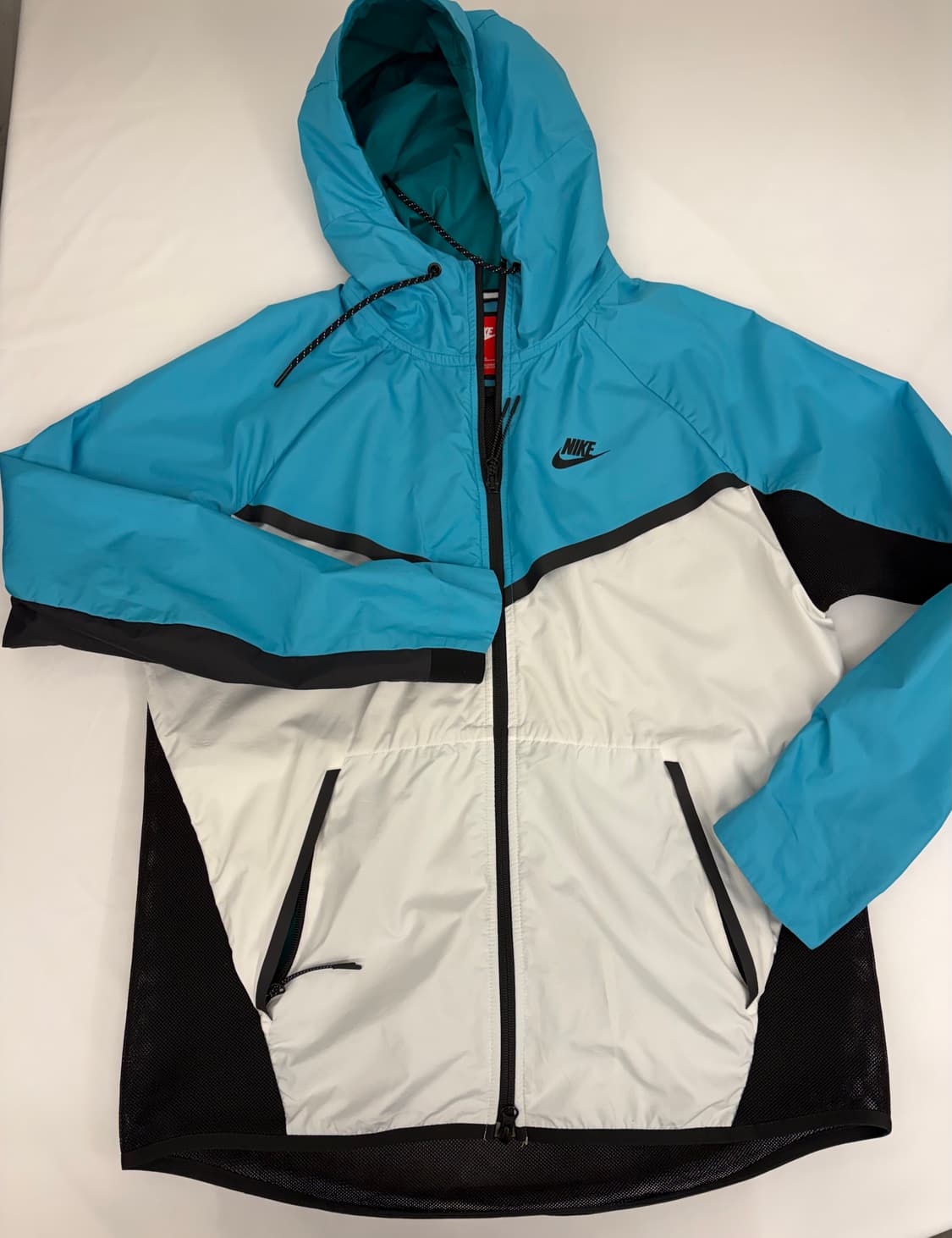 [XL] 나이키 매쉬 바람막이 자켓 블루/화이트 상품이미지1
