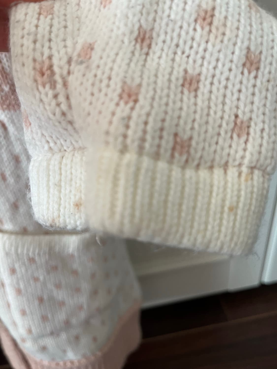 빈티지 노르딕 눈꽃 도트 롱 니트 원피스 가디건 (히메갸루 추천! 상품이미지6