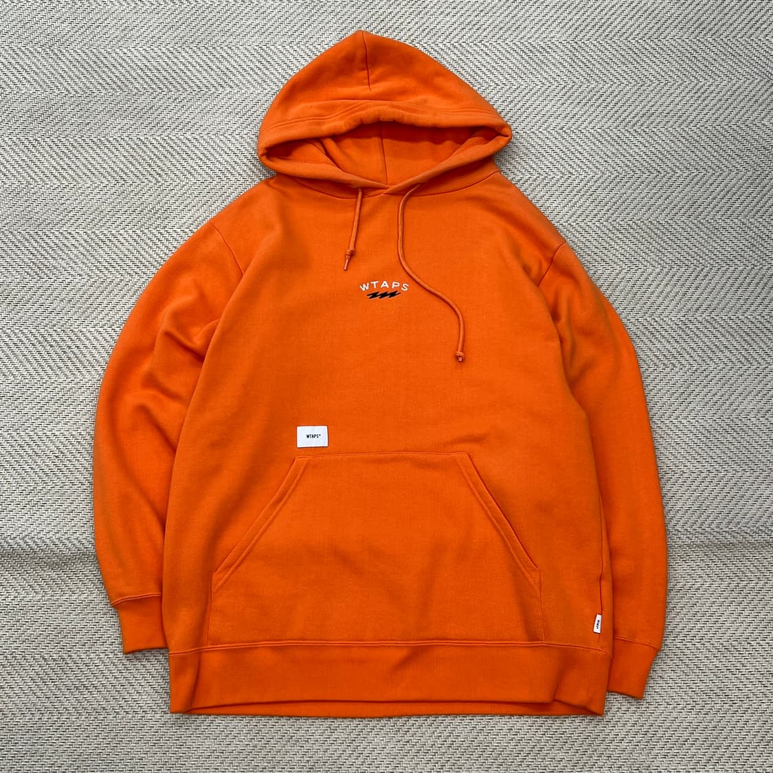 더블탭스 오렌지 후드티 r2492 상품이미지1