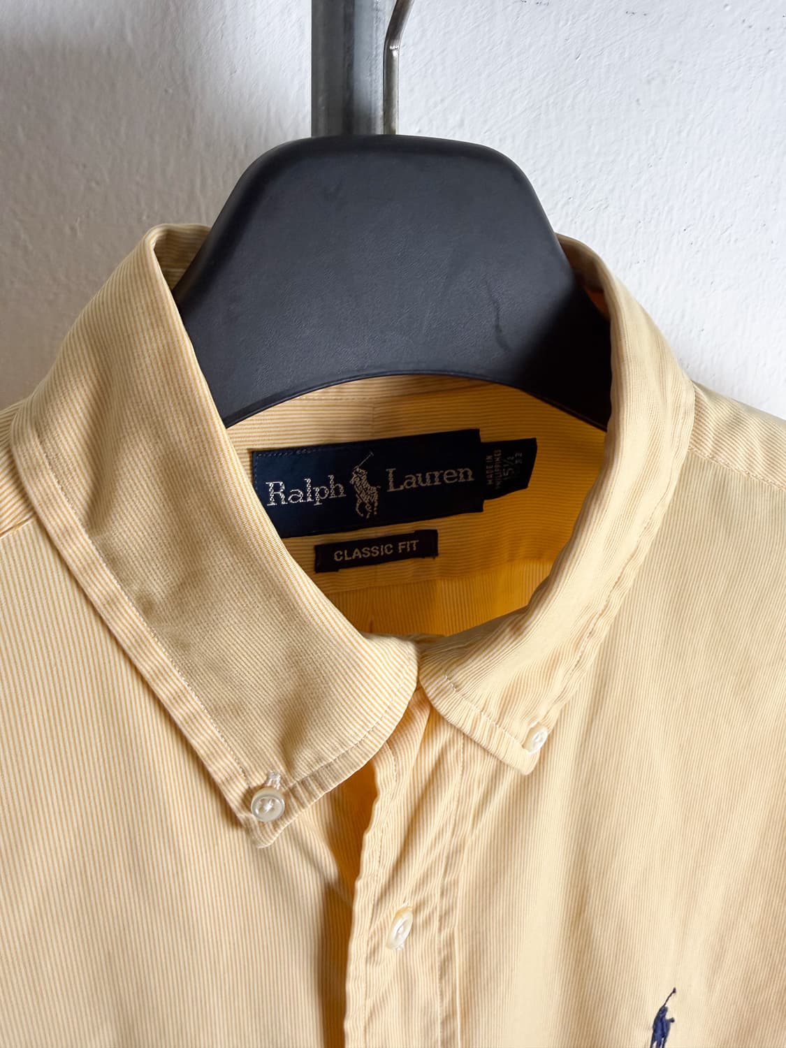 Polo Ralph Lauren Yellow Cotton Shirt 상품이미지4