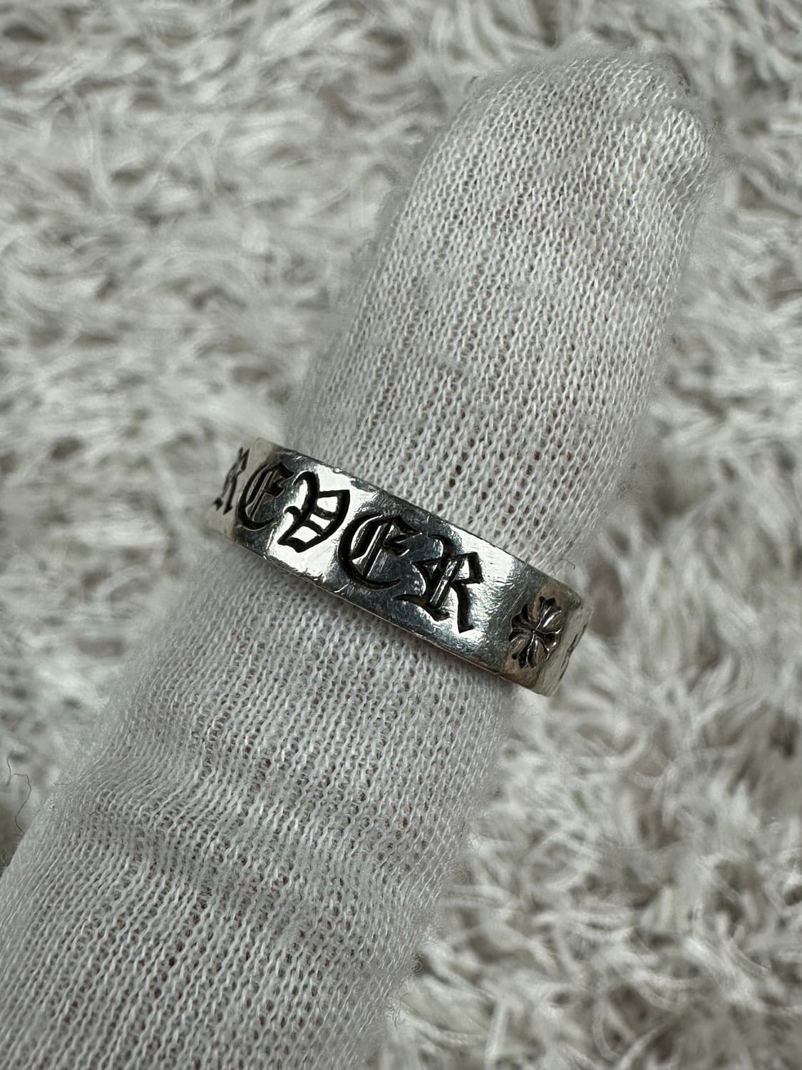 [US 7] 백화점판 정품 크롬하츠 포에버링 6mm 상품이미지4