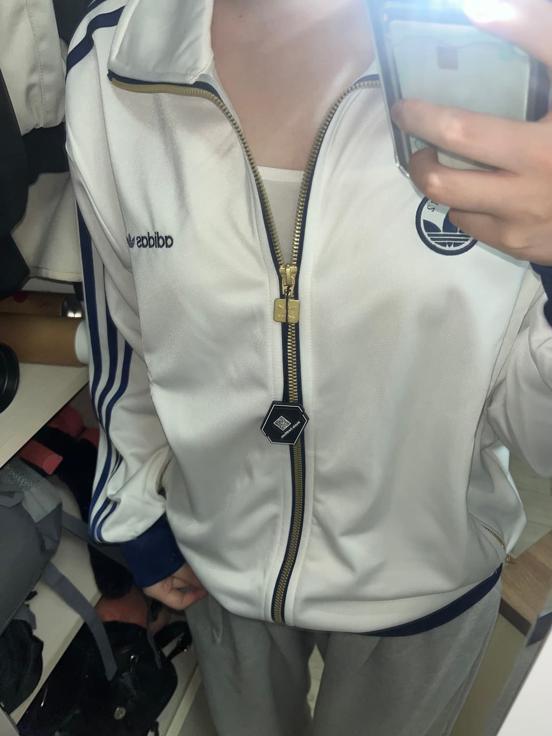 아디다스 파이어버드 트랙탑 클라우드 화이트 상품이미지1