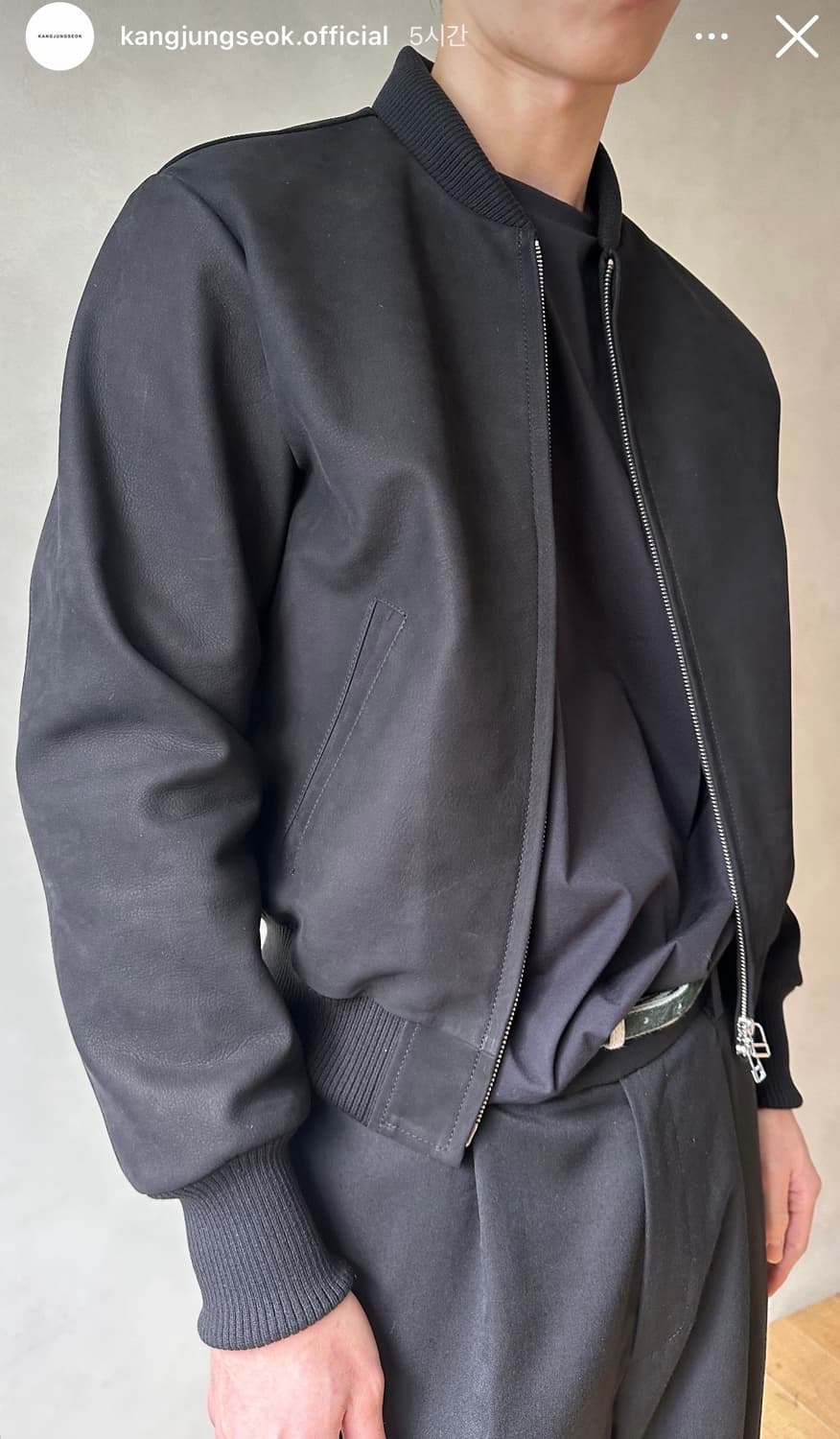 강정석 Permanent Leather Jacket 50 상품이미지2