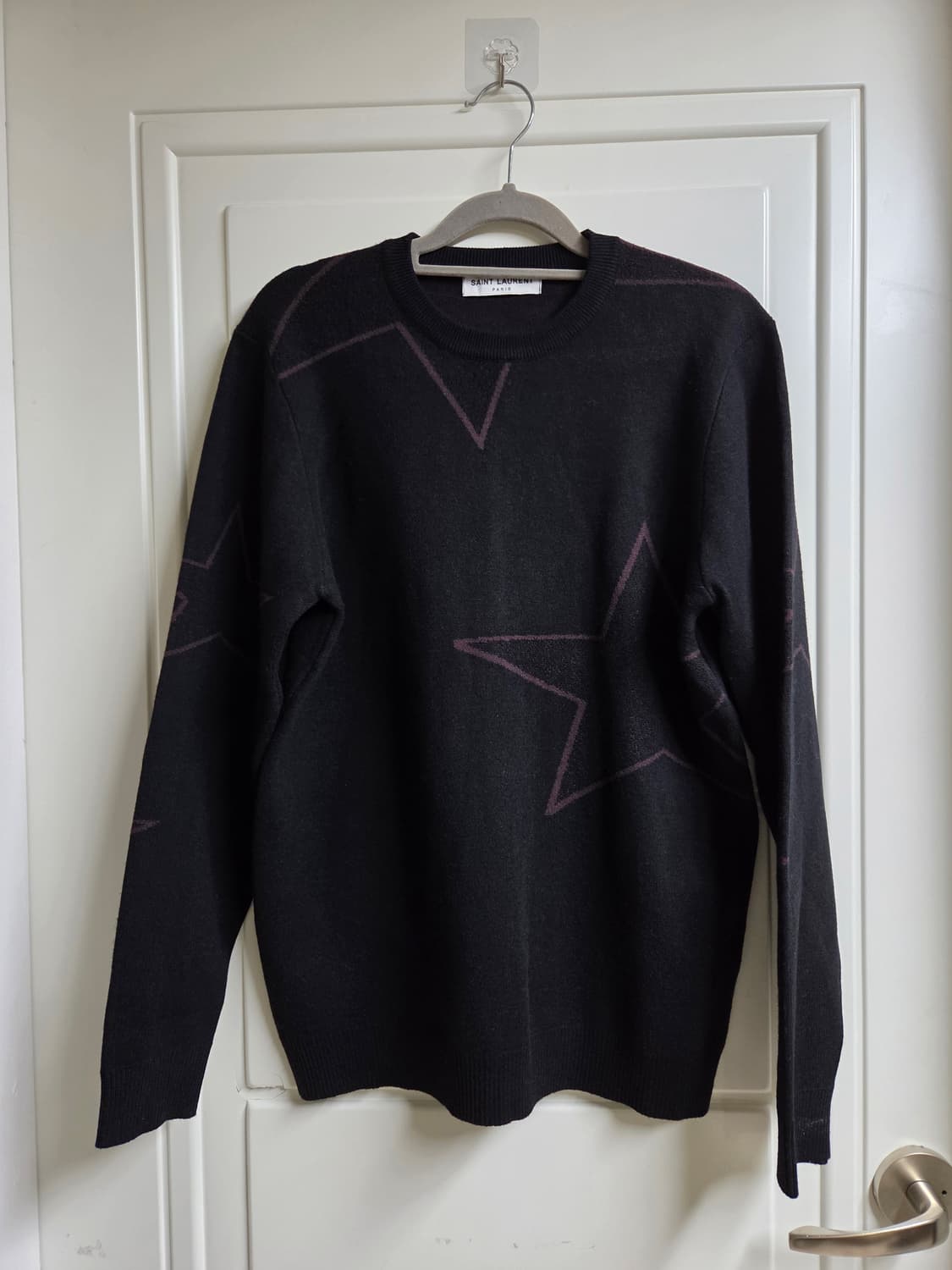 생로랑 블랙 울스웨터 니트 입니다 상품이미지1