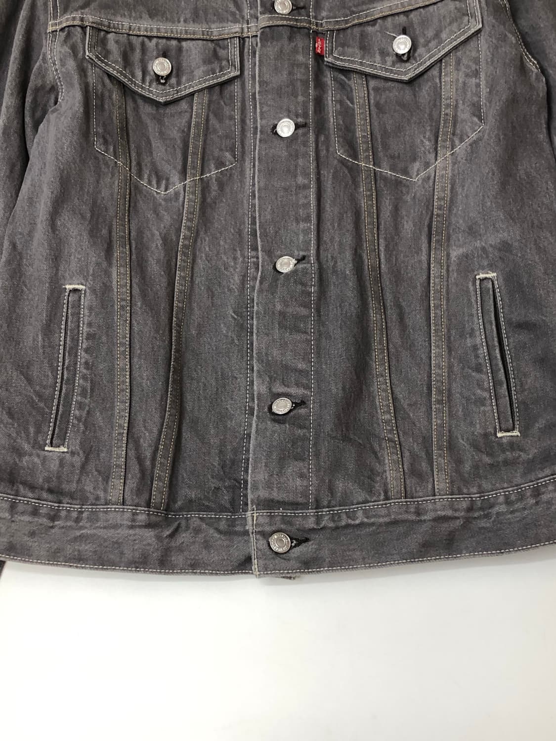 Levi's 리바이스 그레이 데님 자켓 상품이미지5