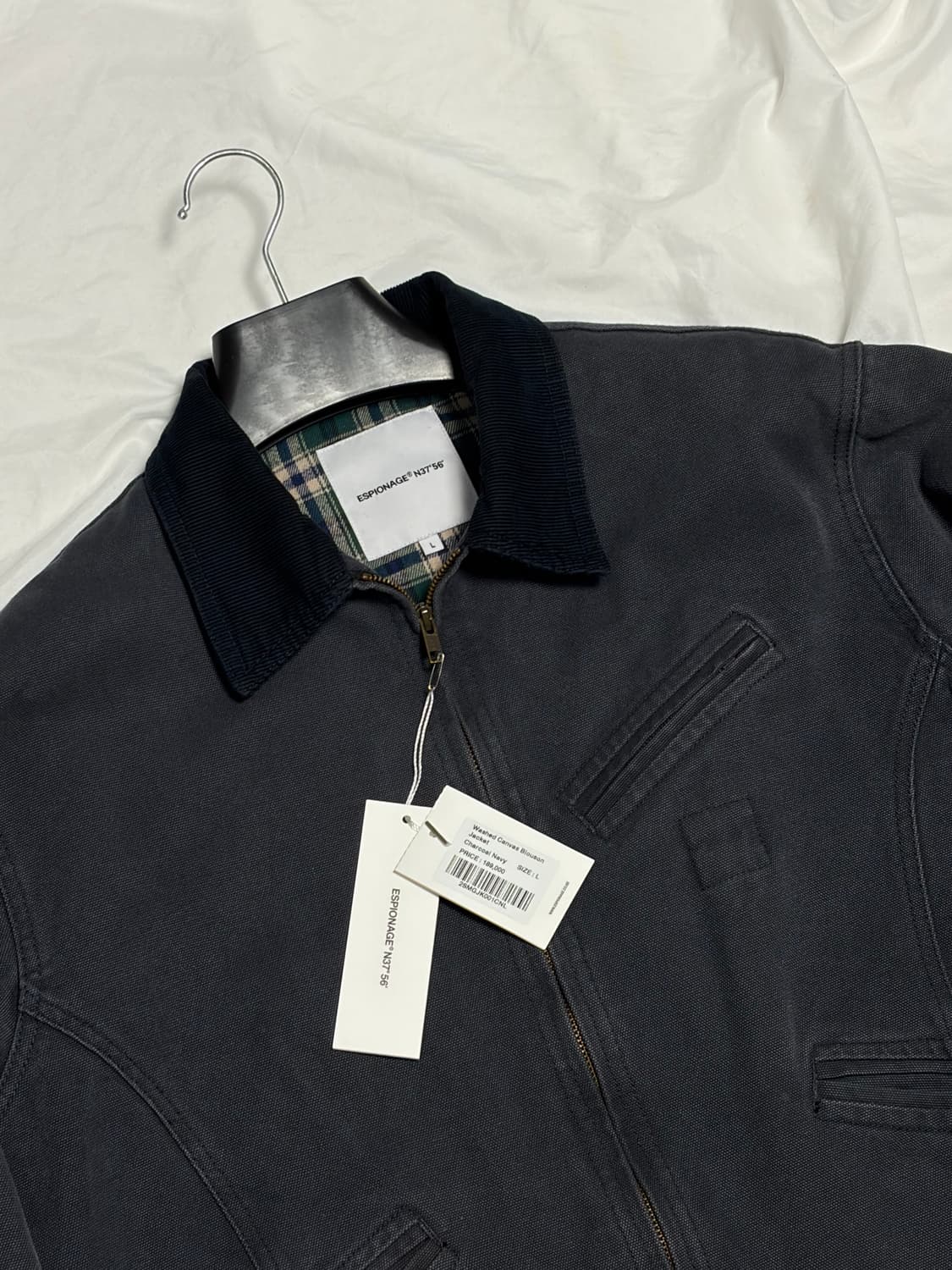 에스피오나지 Washed Canvas Blouson Jacket 상품이미지1