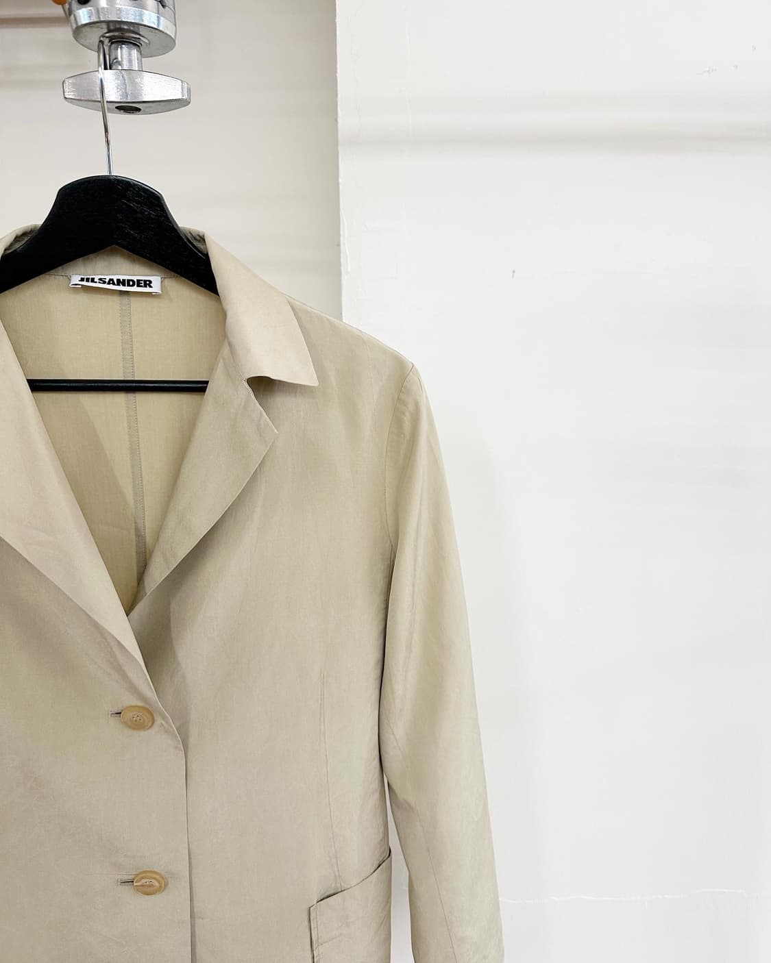 질샌더 베이지 폴리 2b 포켓 자켓  상품이미지4