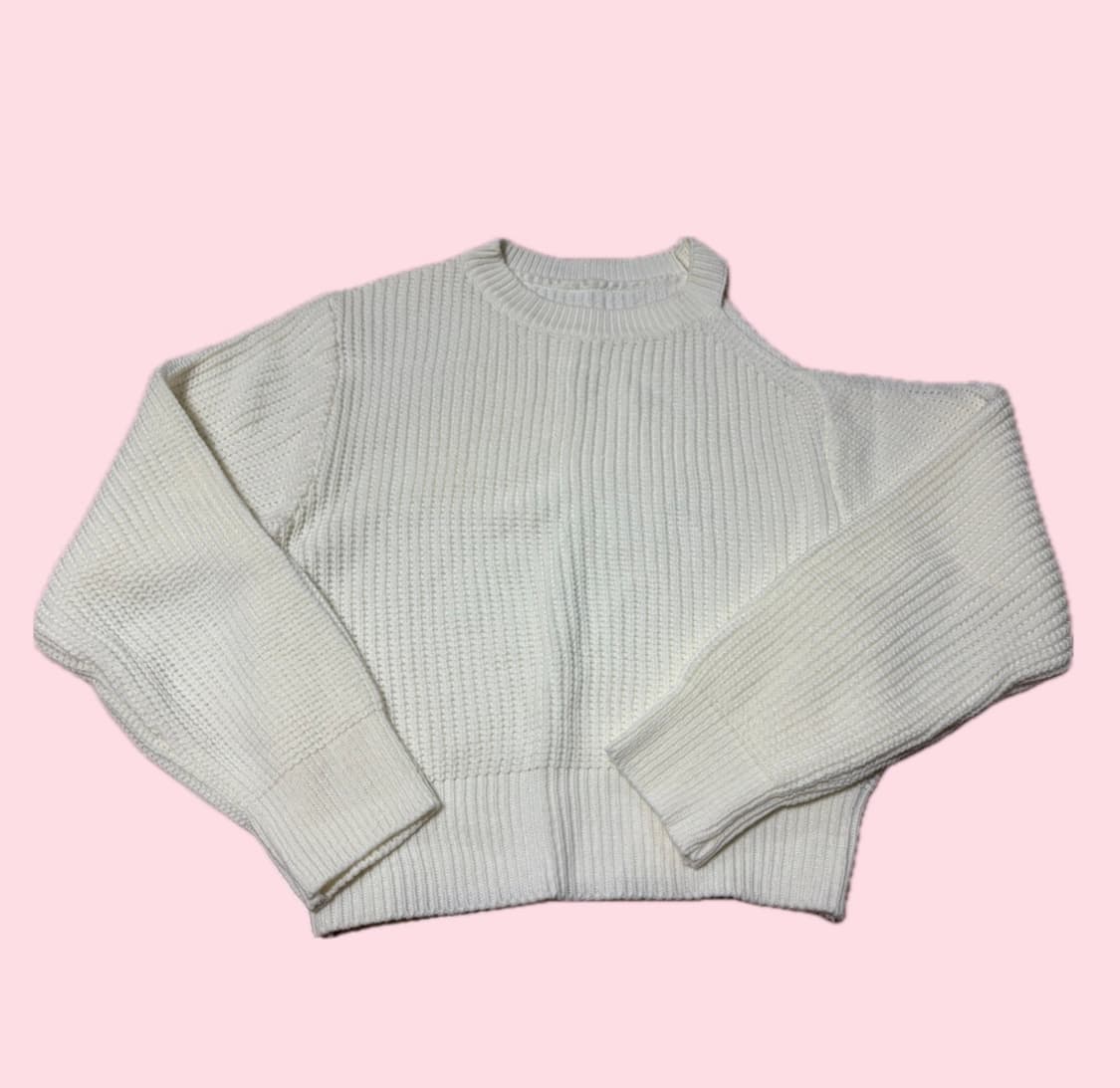 오프숄더 크롭 니트 상품이미지1