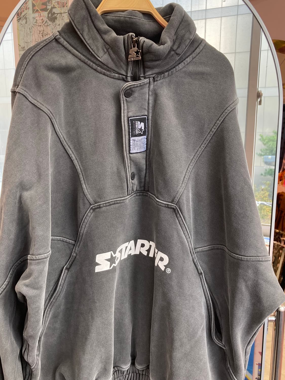 Starter 그레이 아노락 후드 상품이미지2