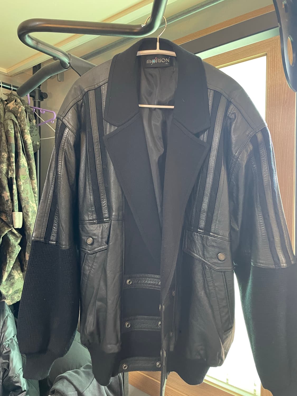 빈티지 레더자켓 (페이크레더) 상품이미지1