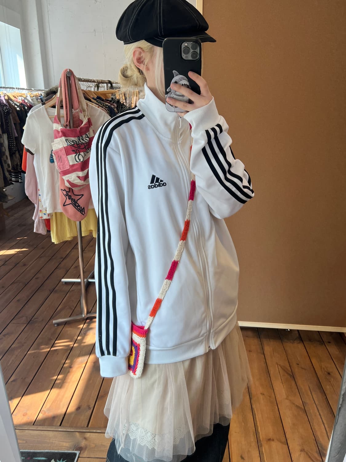 아디다스 화이트 블랙 져지  상품이미지5