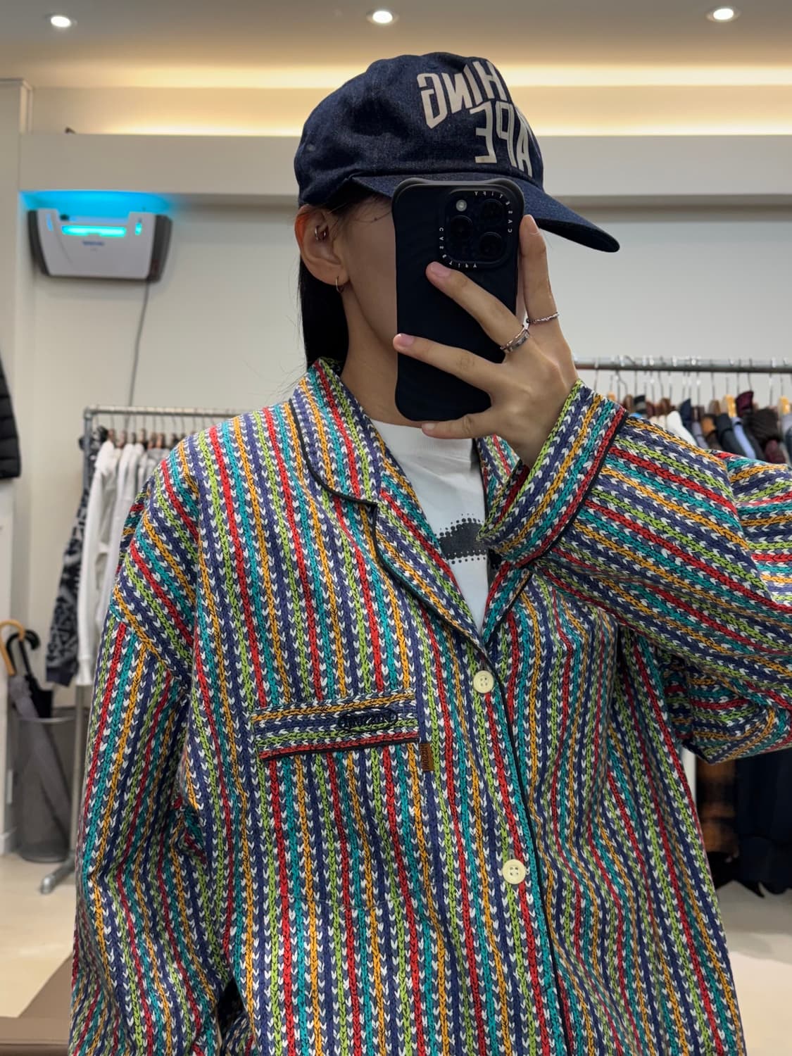 미쏘니 체인패턴 파자마 셔츠 상품이미지7