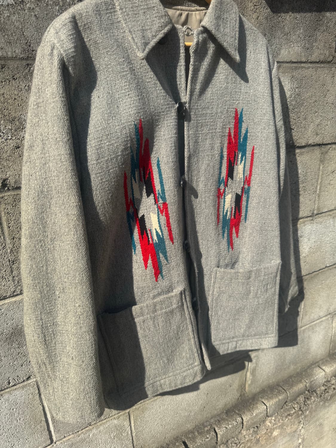 90s neyries 빈티지 네이티브 웨스턴 오르테가 치마요 자켓 상품이미지5