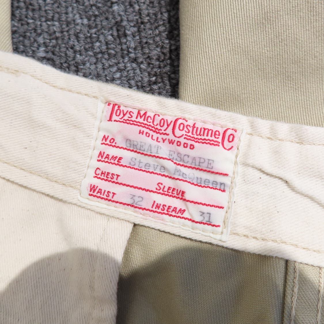 토이즈맥코이 스티브맥퀸 치노팬츠 31사이즈 상품이미지3