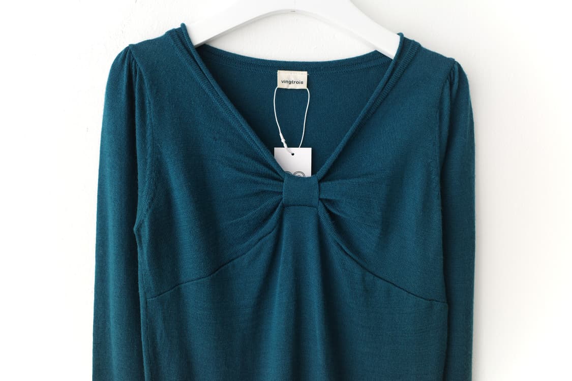 ribbon shirring knit 상품이미지3