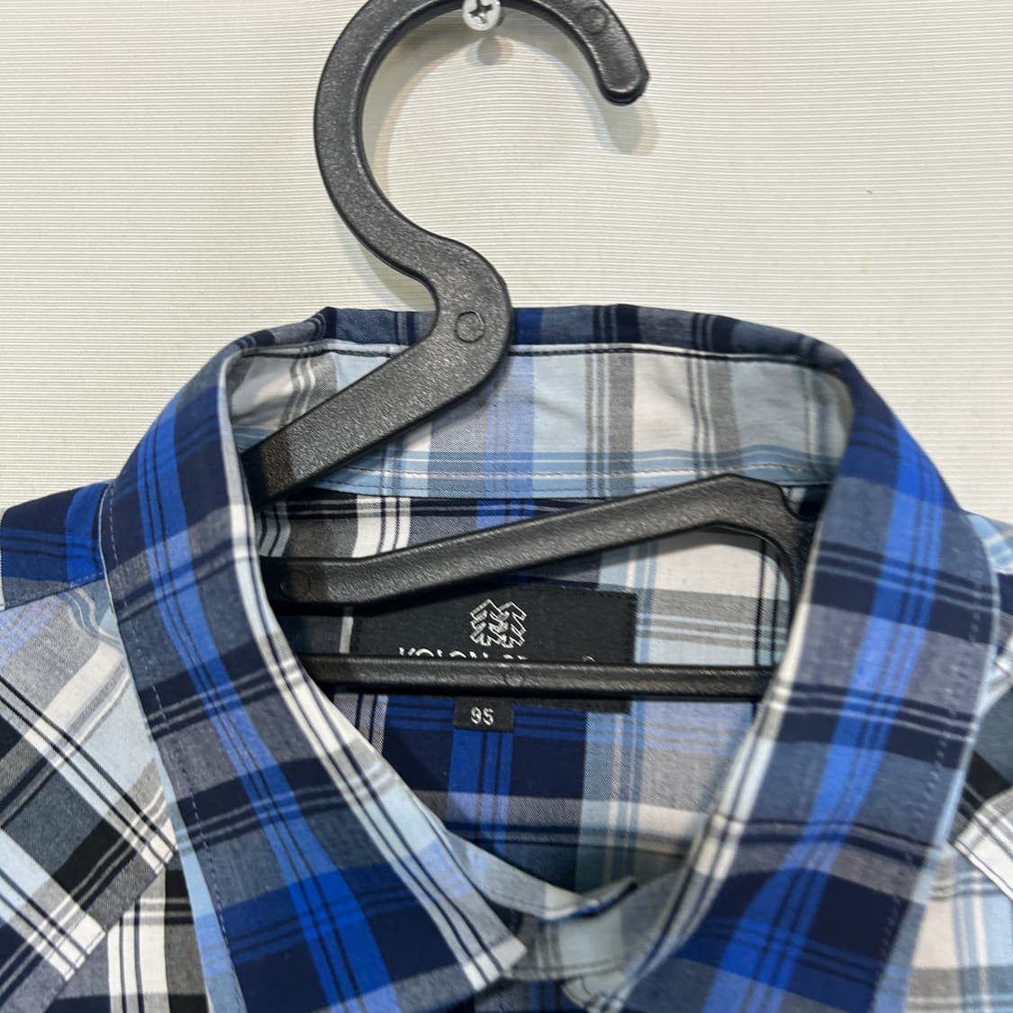 코오롱 남성 체크 셔츠 95 상품이미지2