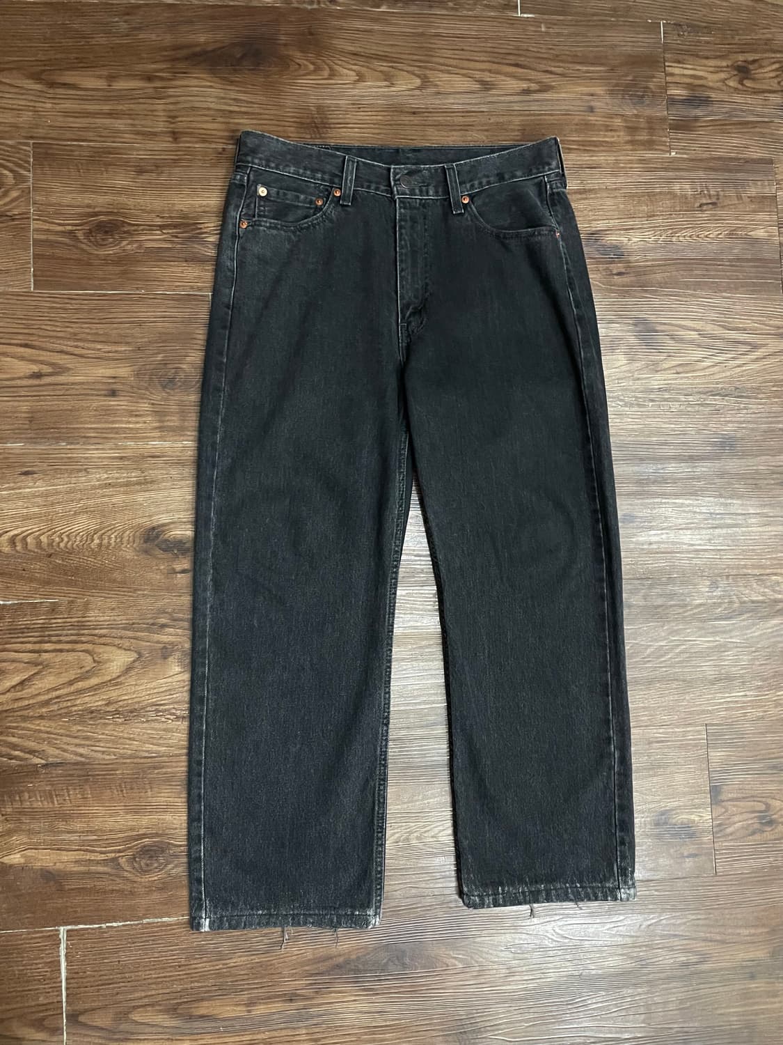 리바이스 565 97 흑청 데님 팬츠 상품이미지2