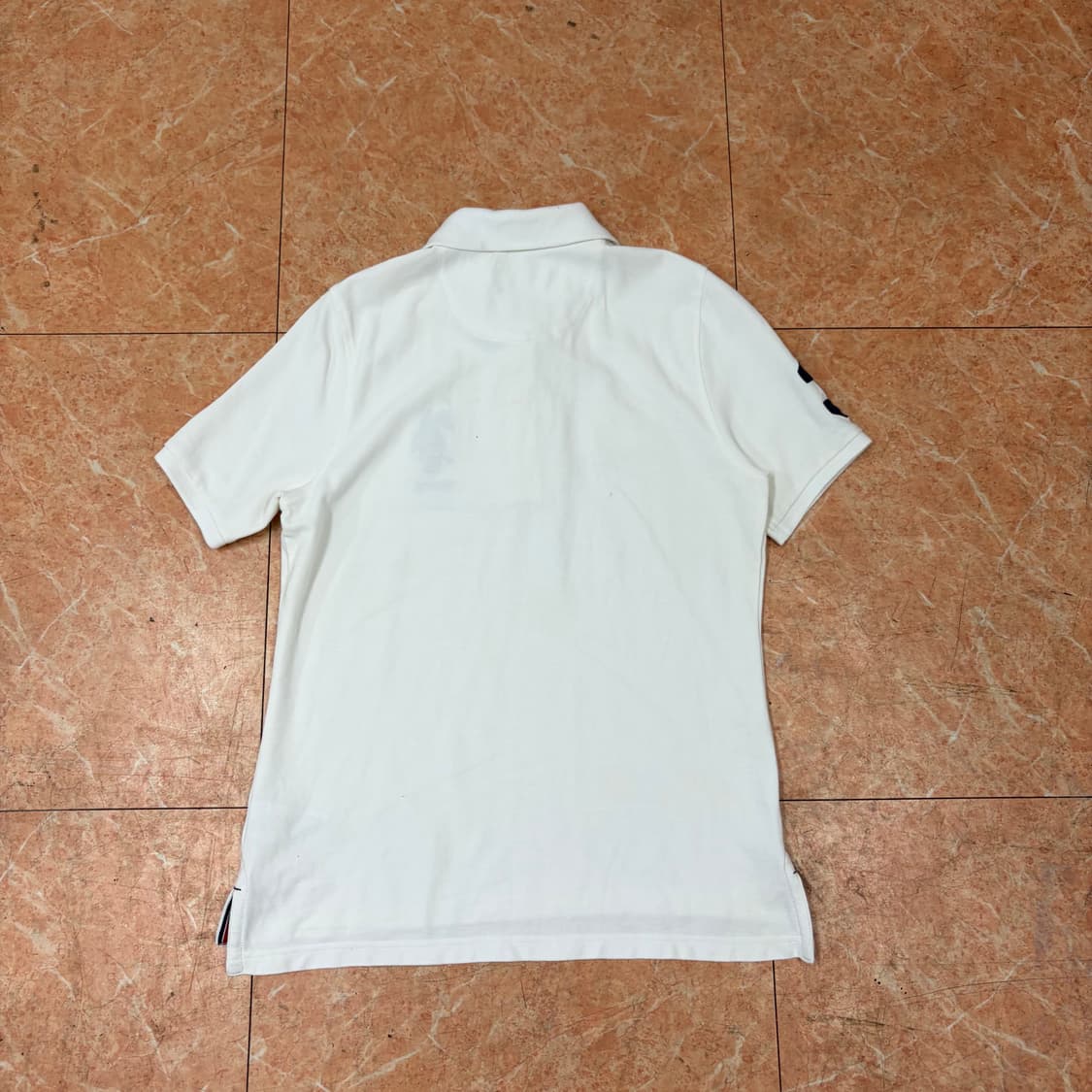 Uspa 폴로 빅포니 화이트 성조기 카라티  상품이미지6