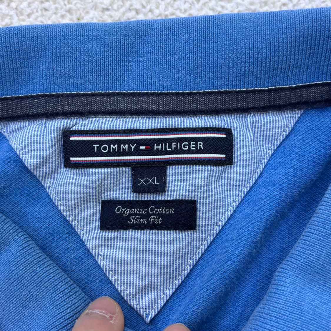 XXL 타미힐피거 슬림핏 반팔 티셔츠 0416E 상품이미지3