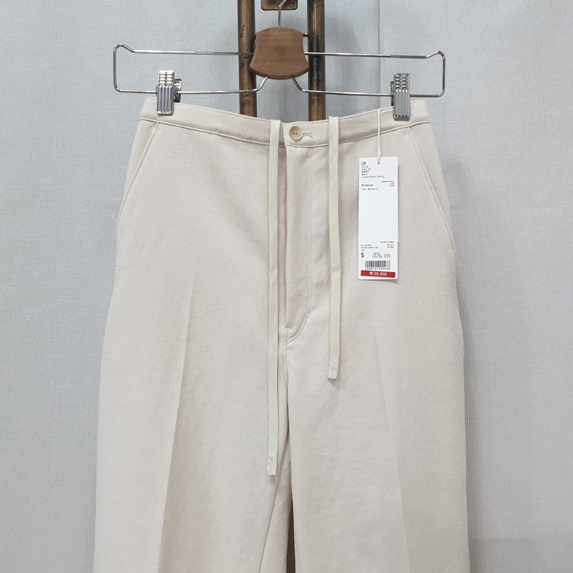 유니클로U 밴딩 릴렉스 스트레이트팬츠 S(새제품) 상품이미지2