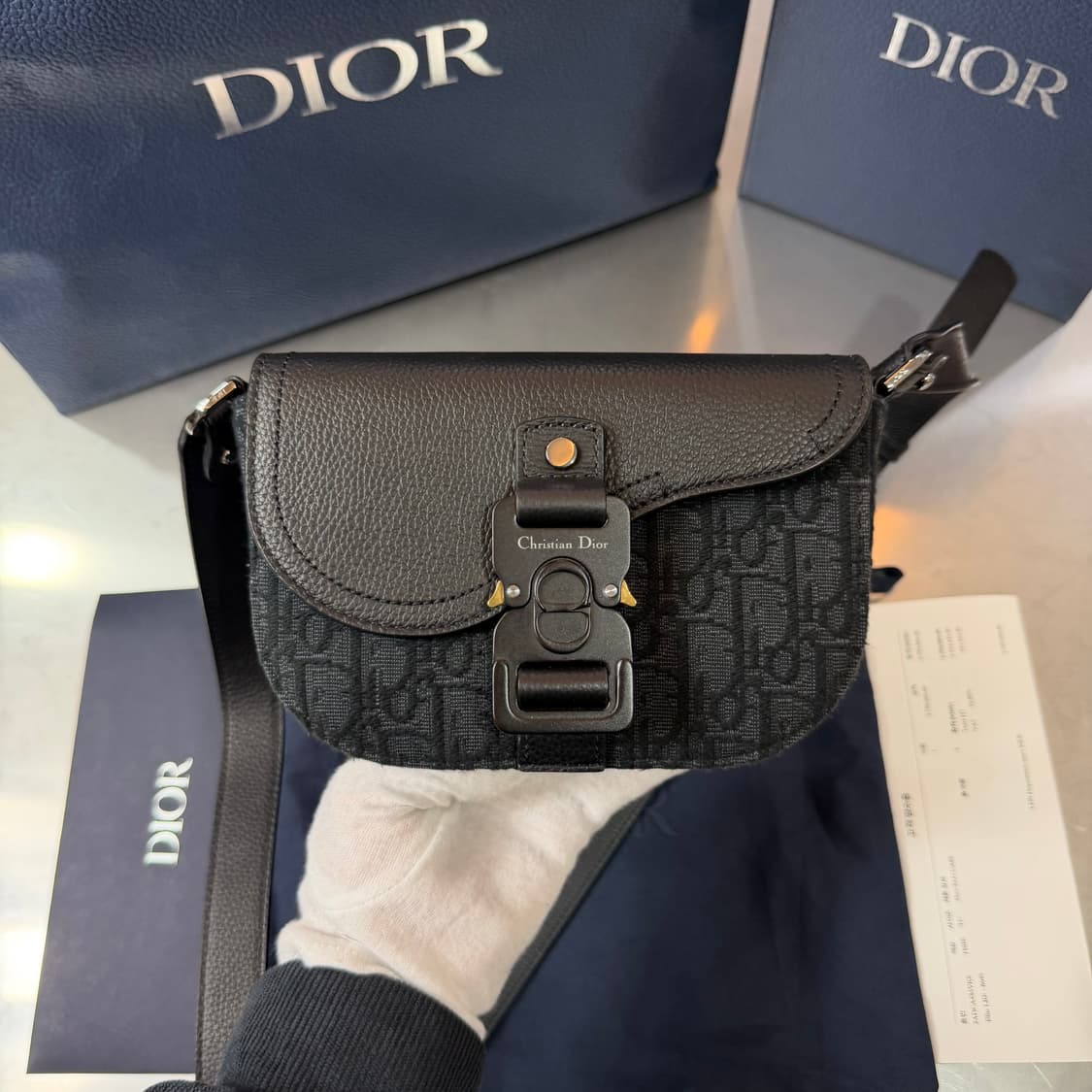 [리오브] 디올 오블리크 새들 미니 플랩 메신저 크로스백 상품이미지2