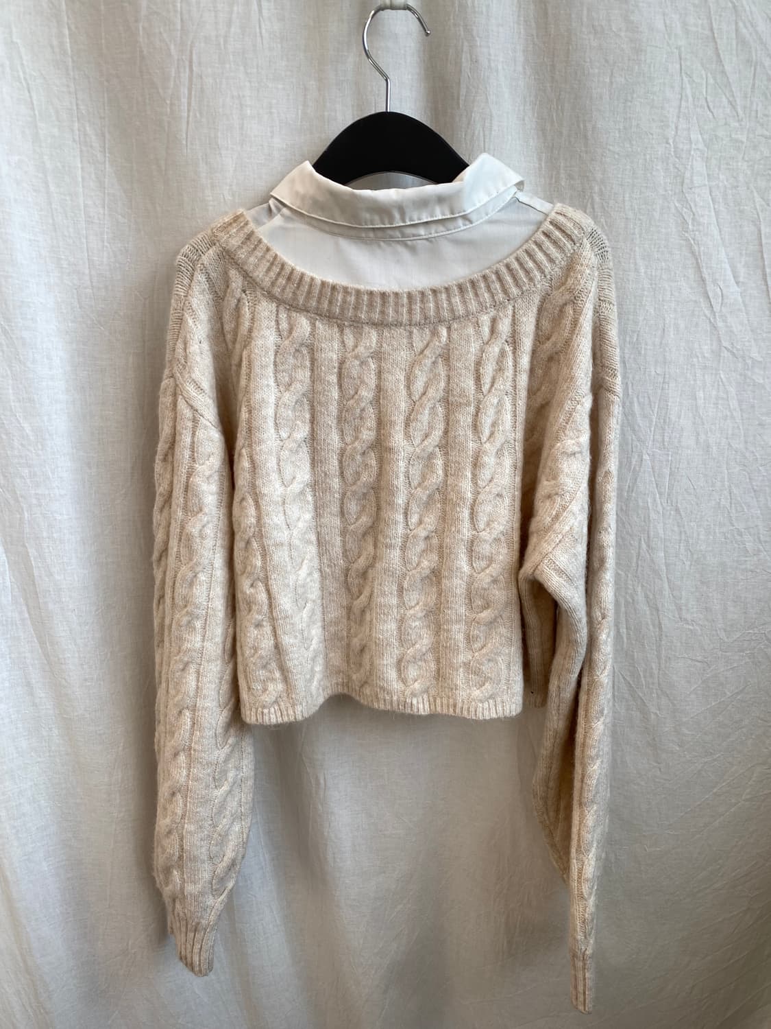 SUREVE 셔츠레이어드 니트(L) 상품이미지2