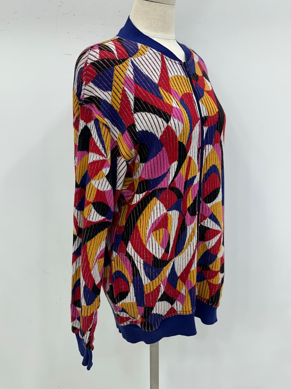 미소니 짚업 가디건 상품이미지3