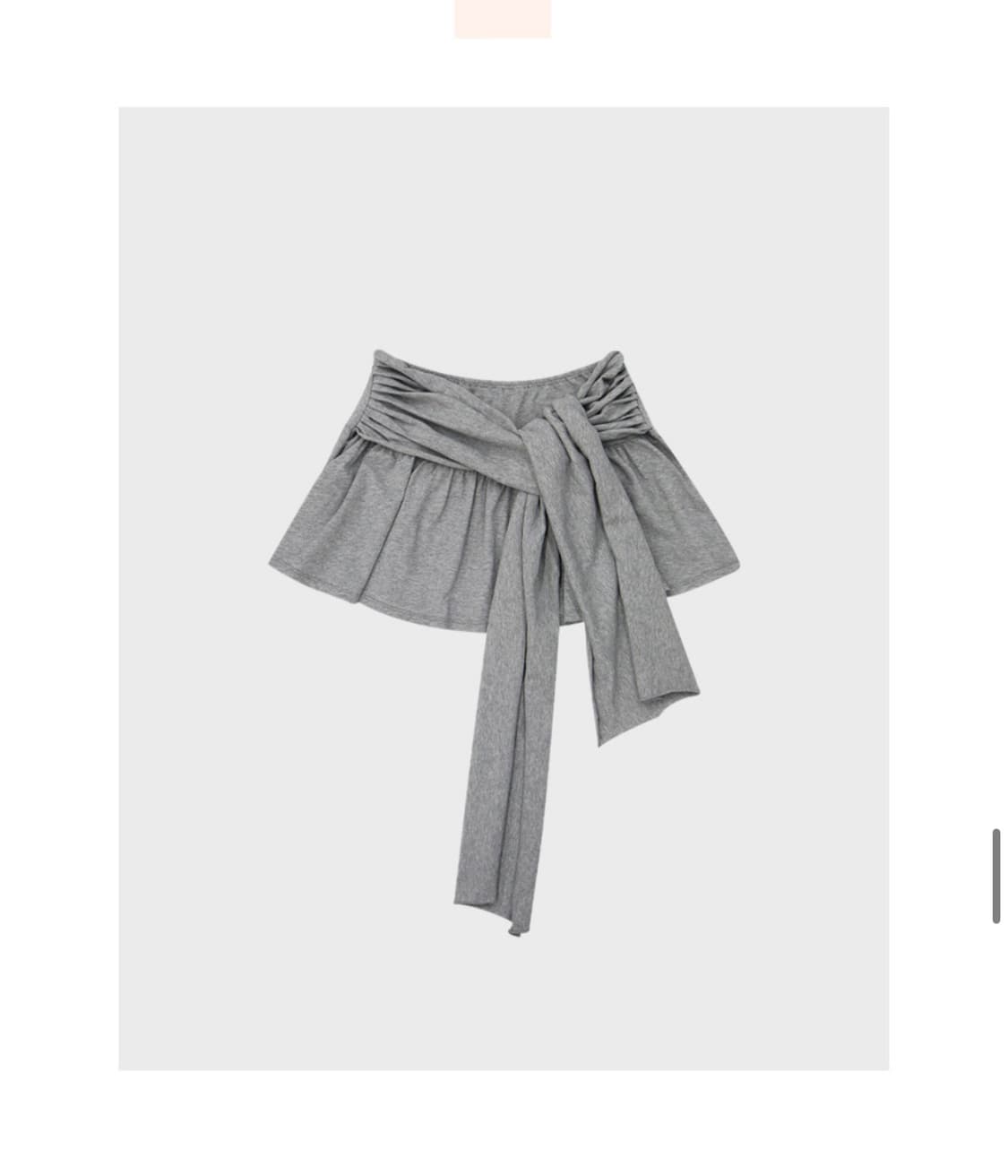 프레클 bow frill skirt 레이어드 스커트 상품이미지2
