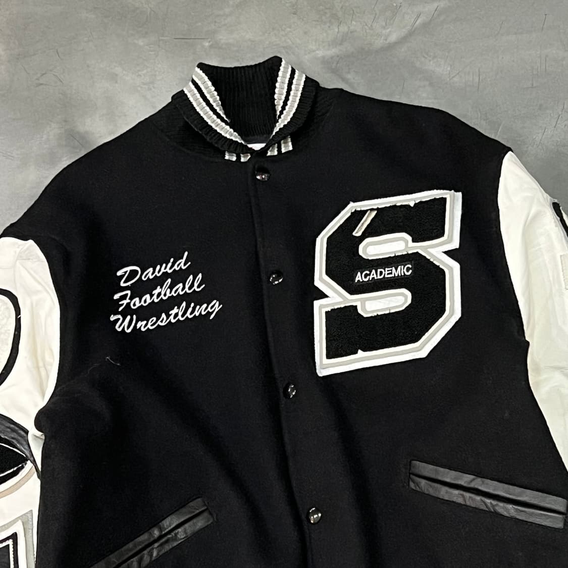  USA meca 레더 바시티 자켓 y14569 상품이미지3