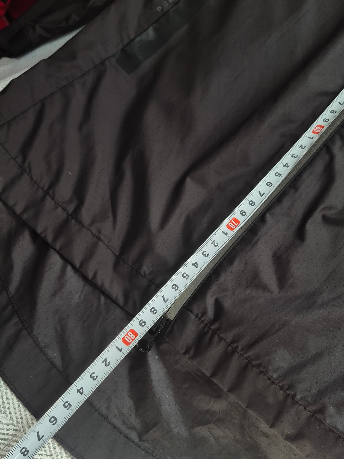 푸마 PUMA 경량 후드 바람막이 집업 자켓 다크브라운 상품이미지8