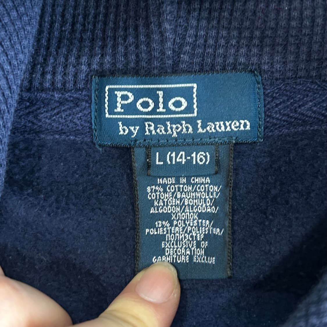 Polo 폴로 레드포니 네이비 후드집업 상품이미지6