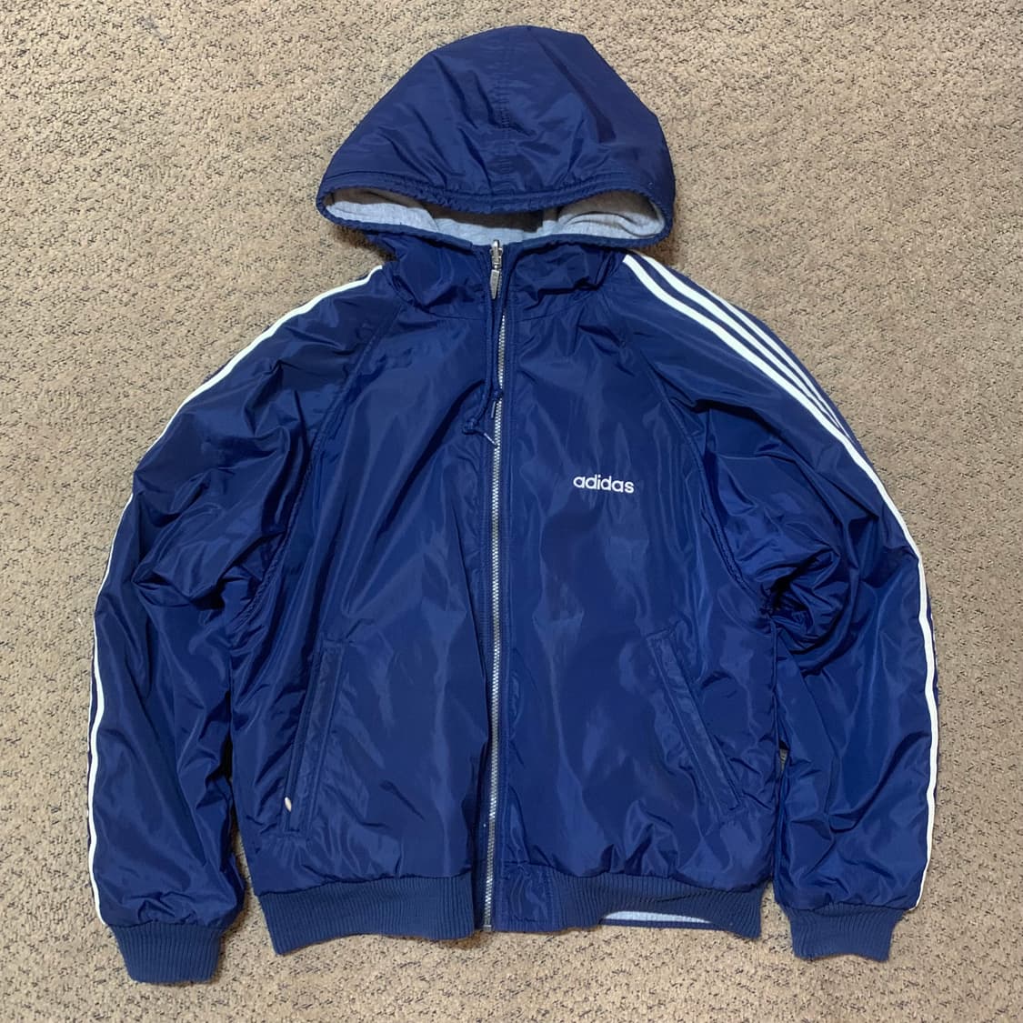 90s Adidas 리버시블 점퍼 (S) 상품이미지1