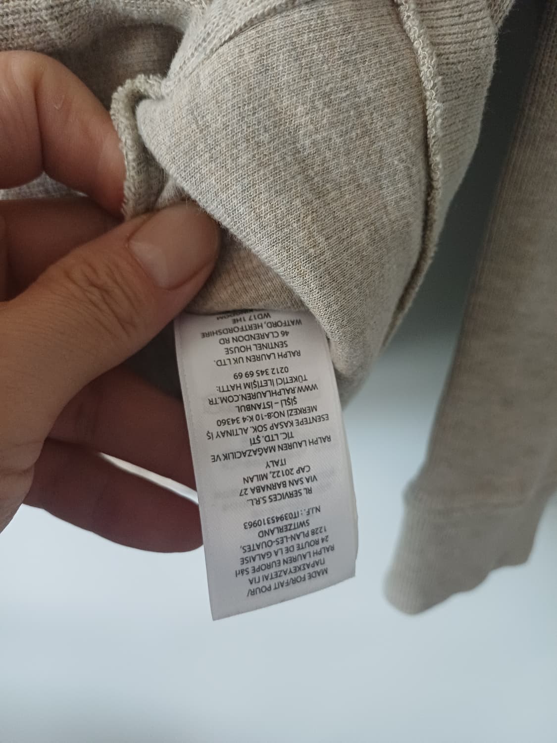 폴로 랄프로렌 하프집 풀오버 니트 스웨터 상품이미지7