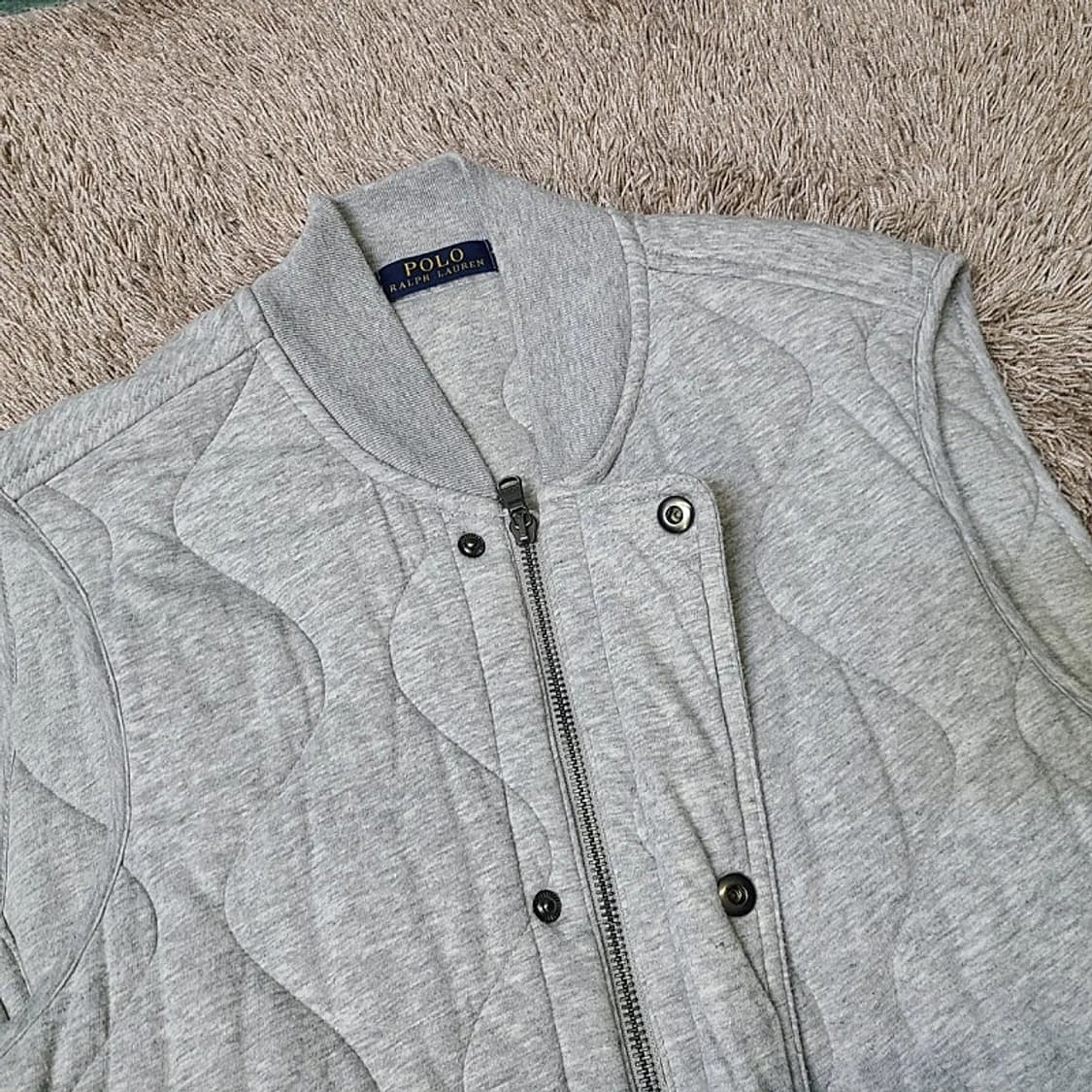 폴로 회색 패딩 조끼 상품이미지3