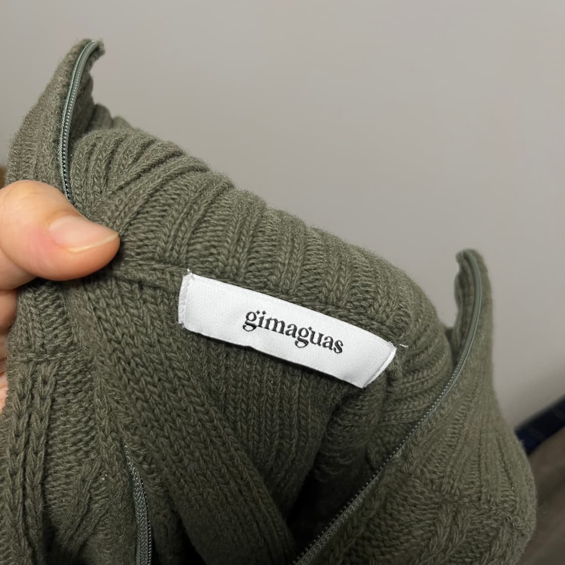 기마구아스 gimaguas 골지 터틀넥 니트 상품이미지2