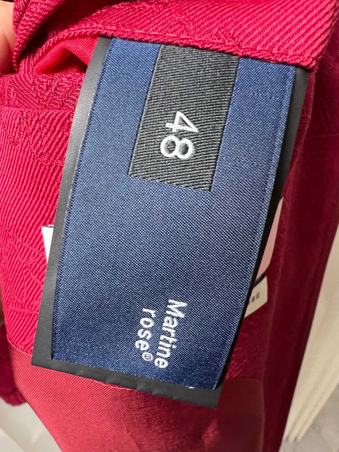 마틴로즈 레드 자켓 48사이즈 상품이미지3